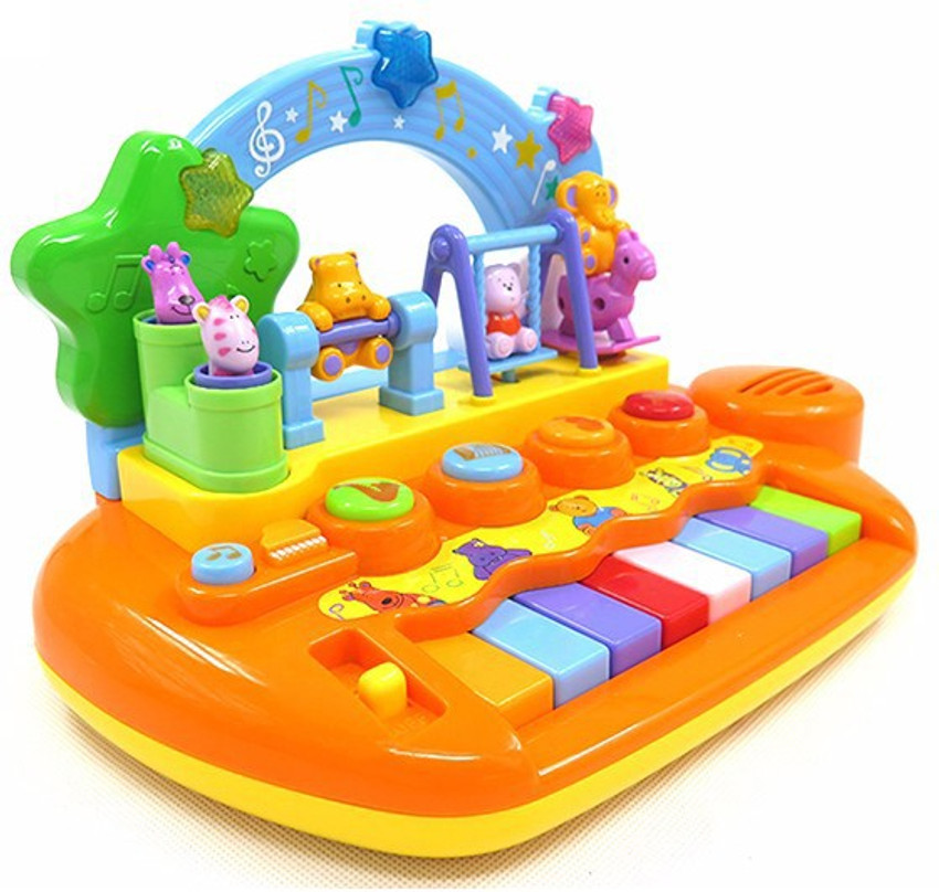 GoAppuGo Baby Piano with Dancing Animals Birthday gift for 1 2 year old musical toys Baby Piano with Dancing Animals Birthday gift for 1 2 year old musical toys Buy