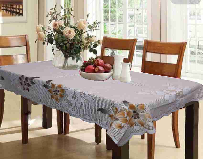 KUBER INDUSTRIES Printed 6 Seater Table Cover