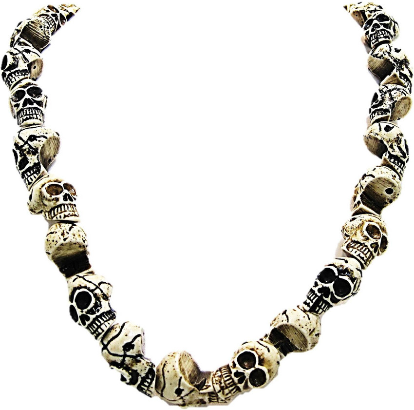 Plastic skull necklace online