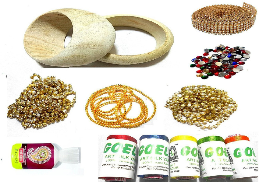 Bangles Making Kit Silk Thread Jewellery Materials Wholesale