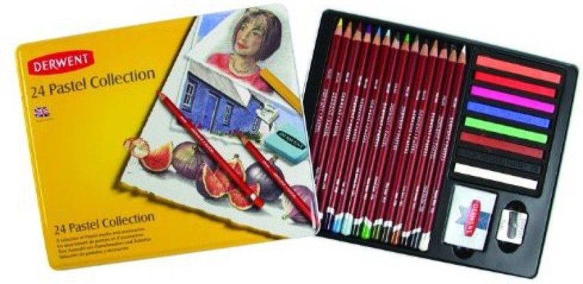 Derwent Pastel Pencil-24 Set Tin