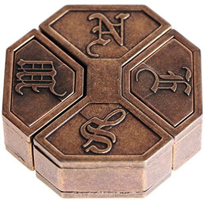 Hanayama Puzzles Of Japan News Cast Metal Brain Teaser Puzzle From Level 6  - News Cast Metal Brain Teaser Puzzle From Level 6 . shop for Hanayama  Puzzles Of Japan products in India.