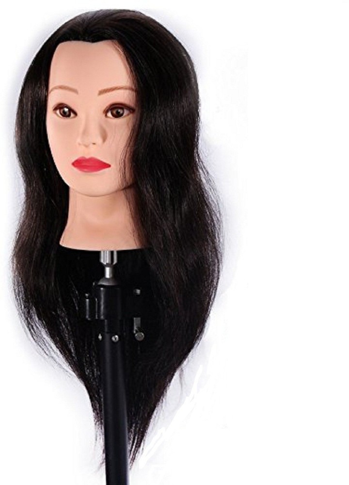 Traininghead Salon Afro Mannequin Head Human Hair Dummy Doll