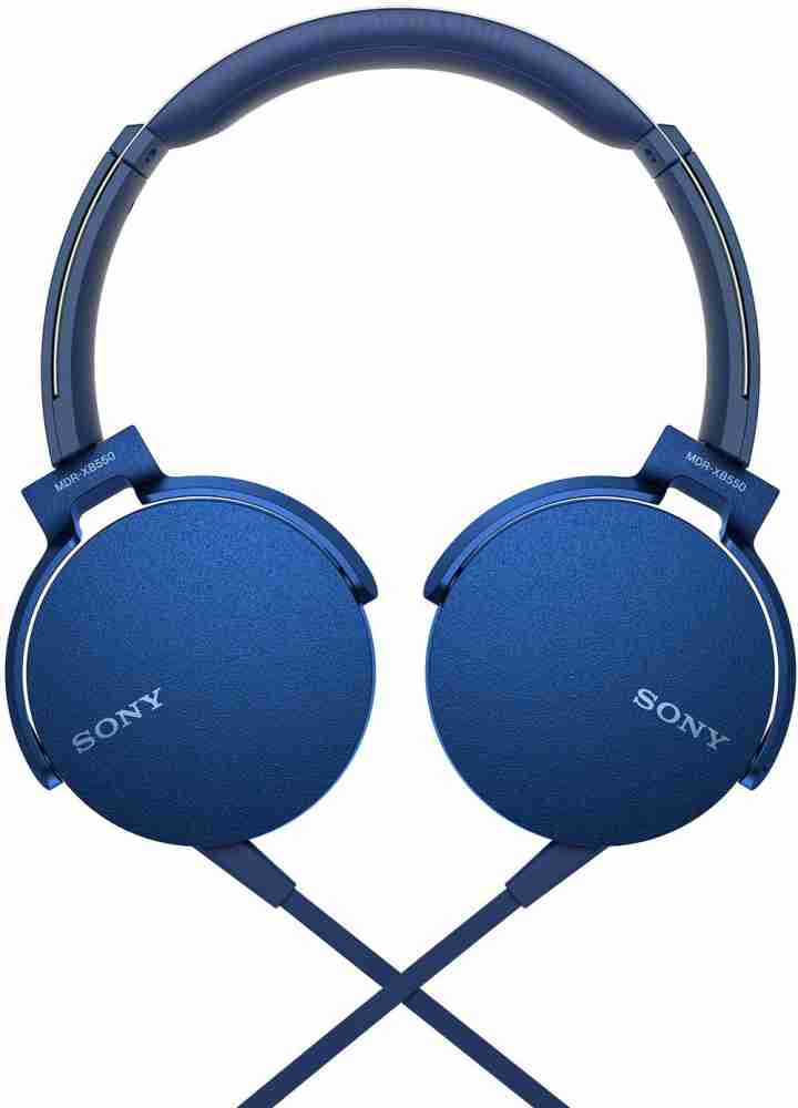 Blue discount headphones sony