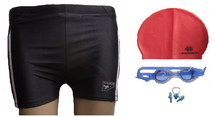 Swimming cap and goggles in online flipkart