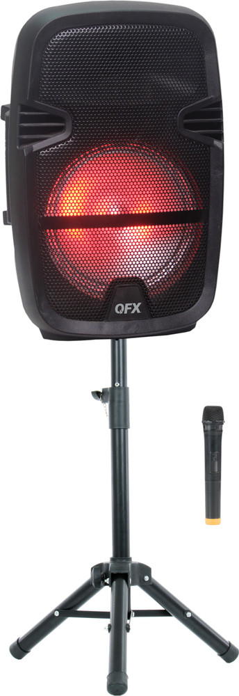 Buy QFX Portable Party Speaker Wireless Microphone Stand