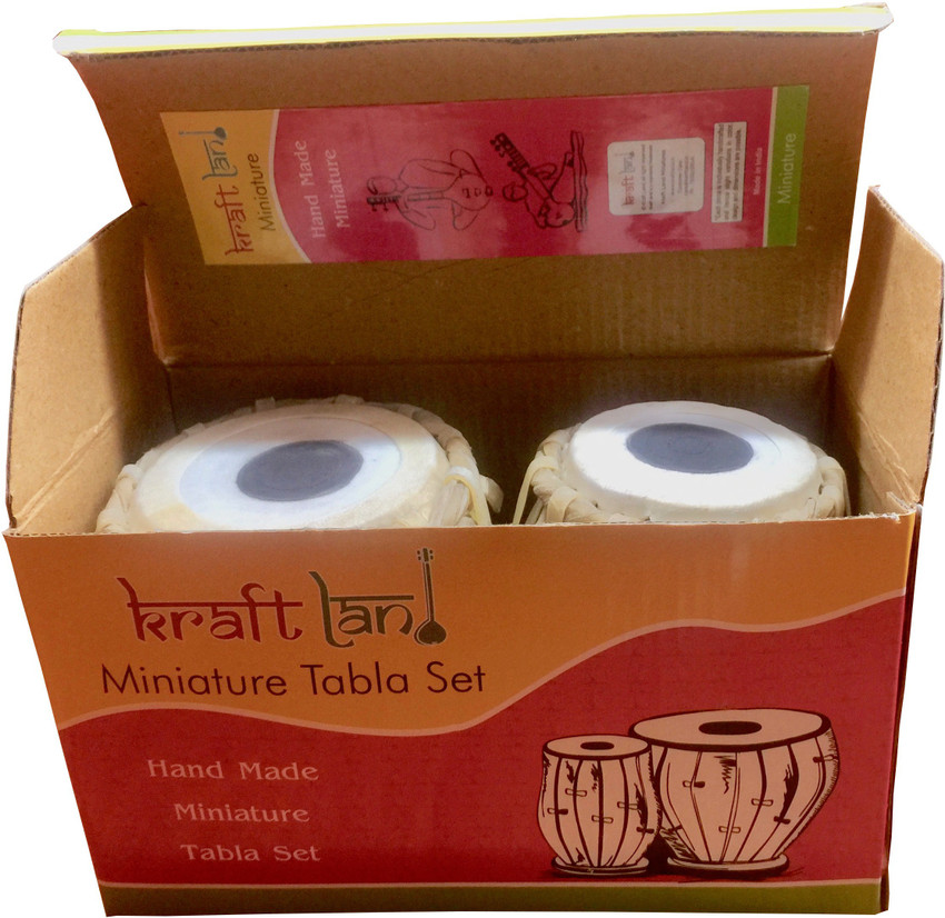 kraftland Mini Tabla Decorative Showpieces With Tabla Box