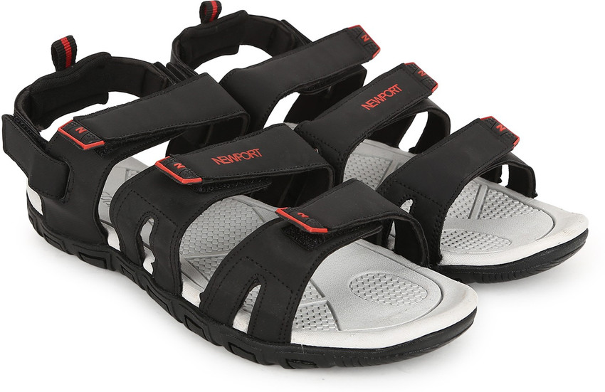 NEWPORT Bustle Men Sports Sandals Buy Black Red Color NEWPORT Bustle Men Sports Sandals Online at Best Price Shop Online for Footwears in India Flipkart