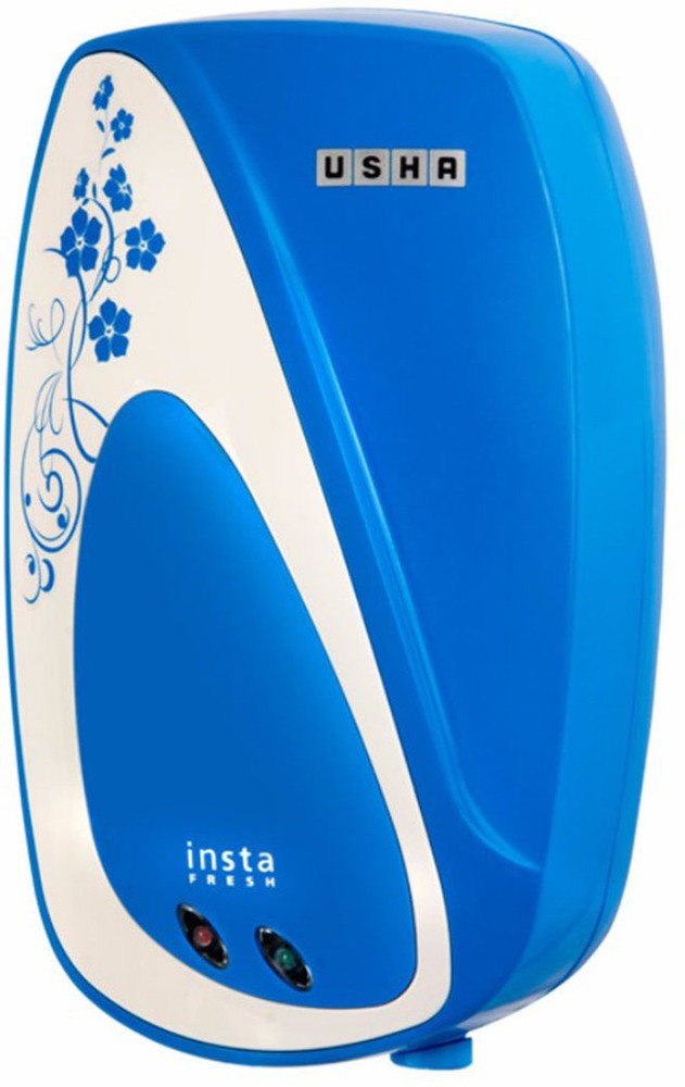 USHA 3 L Instant Water Geyser (Instafresh, Cyan Flower) Price in India -  Buy USHA 3 L Instant Water Geyser (Instafresh, Cyan Flower) online at  Flipkart.com