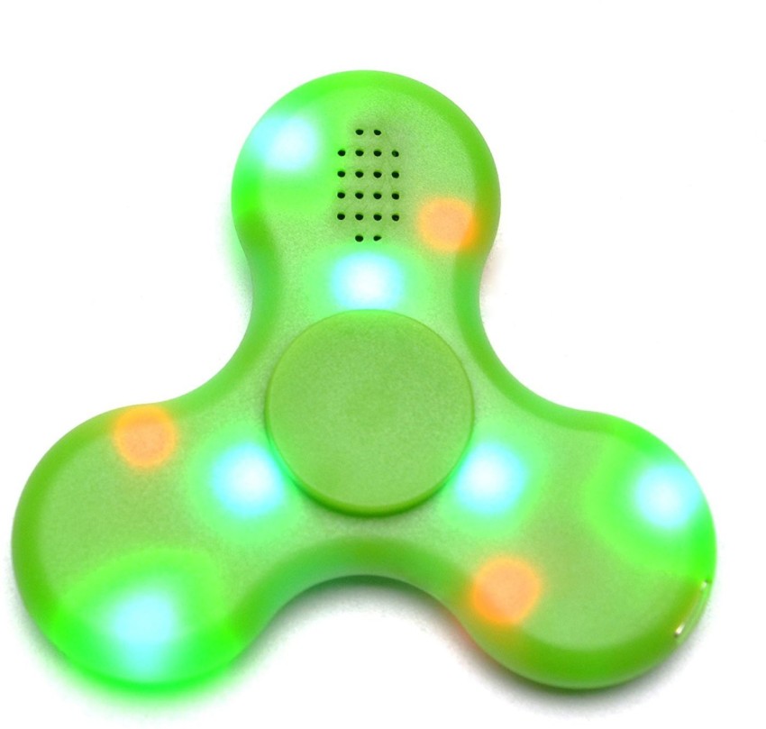 Hand Spinner or LED Light Mini Bluetooth Speaker Hand Spinner Tri