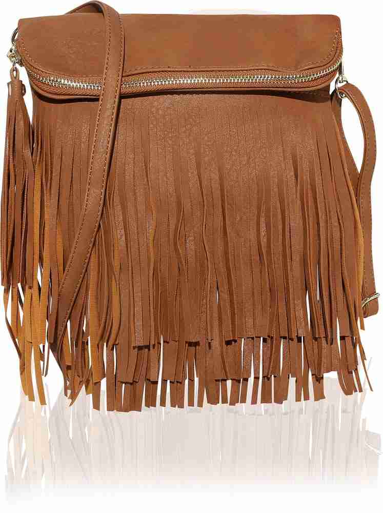 Fringe sling cheap bag