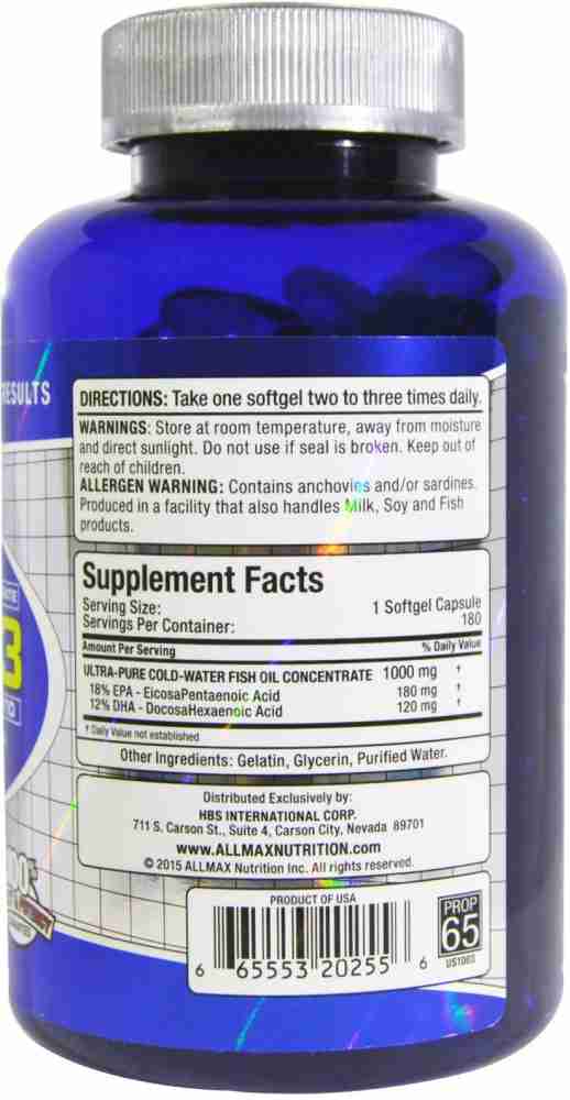 ALLMAX NUTRITION OMEGA 3 Price in India Buy ALLMAX NUTRITION