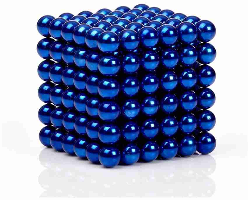 Blazon pack of 216 Blue Color Neo cube Magnetic Balls Bucky