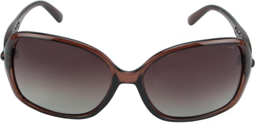 Buy POLAROID Rectangular Sunglasses Brown For Women Online @ Best Prices in  India