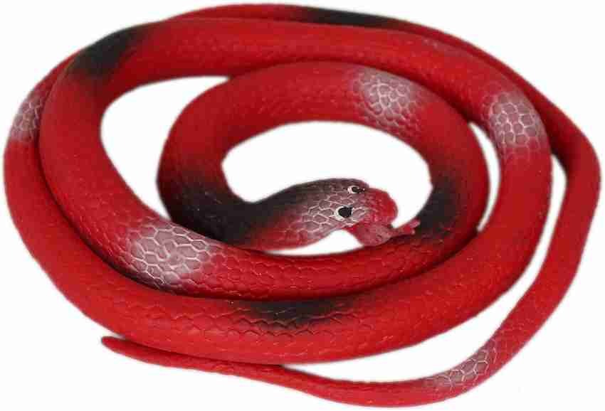 VEDANSHI Realistic Rubber Snake Toy Round Cobra - Red - Realistic Rubber  Snake Toy Round Cobra - Red . Buy Rubber Snake toys in India. shop for  VEDANSHI products in India.