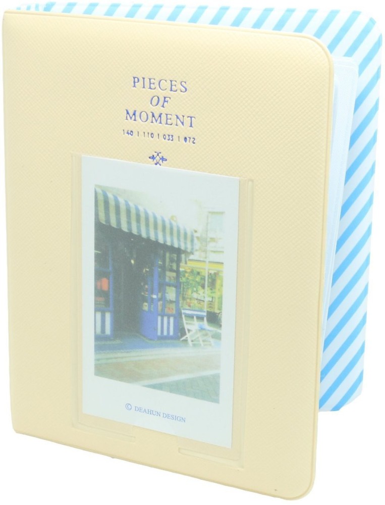 Caiul 64 Pockets Photo Album for Mini Fuji Instax mini 9/8/7s/25/50/70/90 ,  Polaroid & Name Card Beige Album Price in India - Buy Caiul 64 Pockets  Photo Album for Mini Fuji Instax