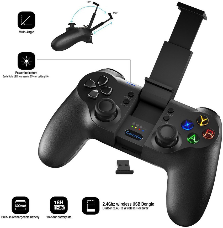 Gamesir t1s bluetooth wireless gaming controller gamepad for android windows vr tv box new arrivals