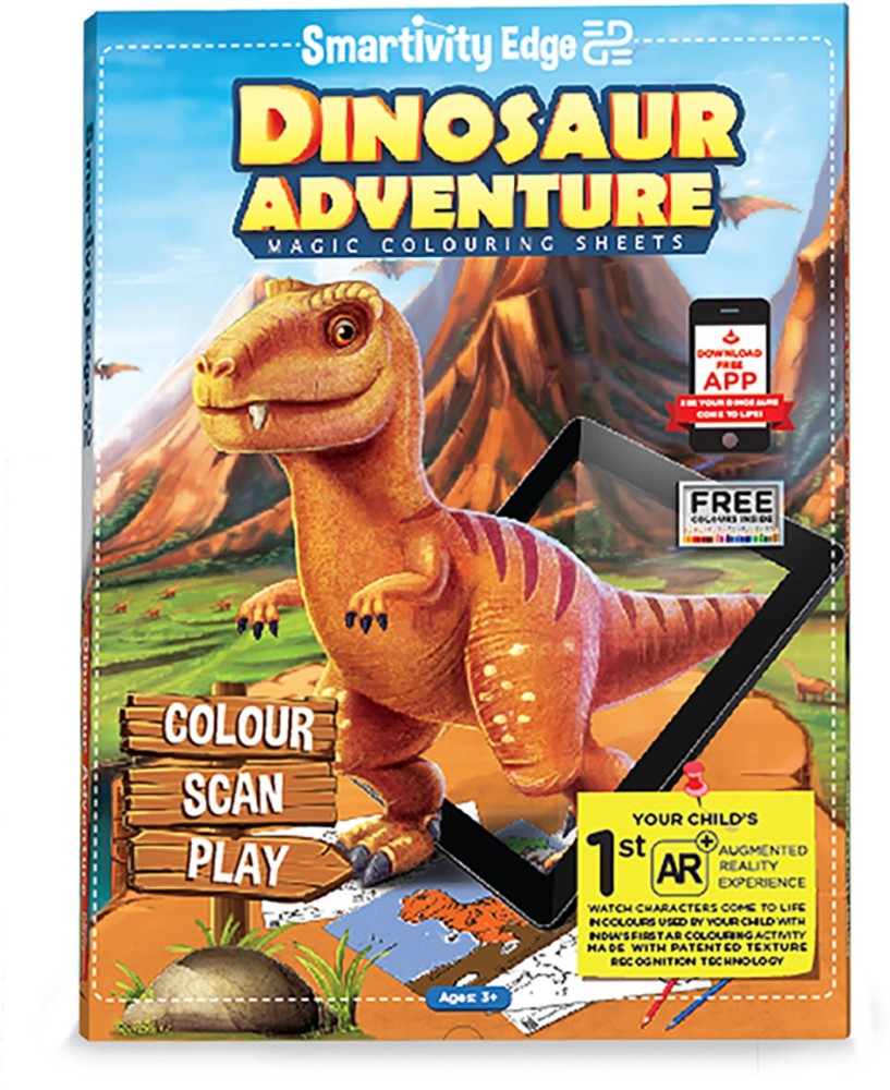 Smartivity Dinosaur Adventure Colouring Sheets-Augmented Reality  Games-Download Free app-Educational games-Gift for 3 4 5 6 yr olds Price in  India - Buy Smartivity Dinosaur Adventure Colouring Sheets-Augmented  Reality Games-Download Free app ...