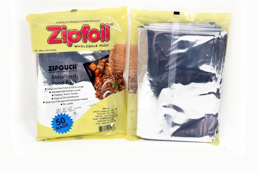 Zipouch Wholesale Pack Large Combo of 01 x 50 Pouches Total