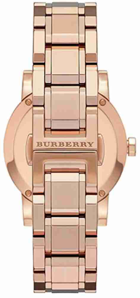 BURBERRY The City Rose Check Stamp Dial Analog Watch For Women Buy BURBERRY The City Rose Check Stamp Dial Analog Watch For Women BU9135 Online at Best Prices in
