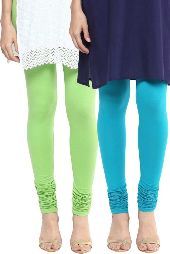 Rangmanch by Pantaloons Teal Blue Regular Fit Leggings