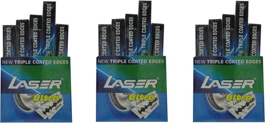 Laser Ultra Double Edge DE Safety Razor Blades 50 ct.