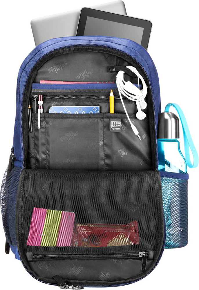 SAFARI Victory Navy Blue 31 L Small Laptop Backpack Navy Blue Price in India Flipkart