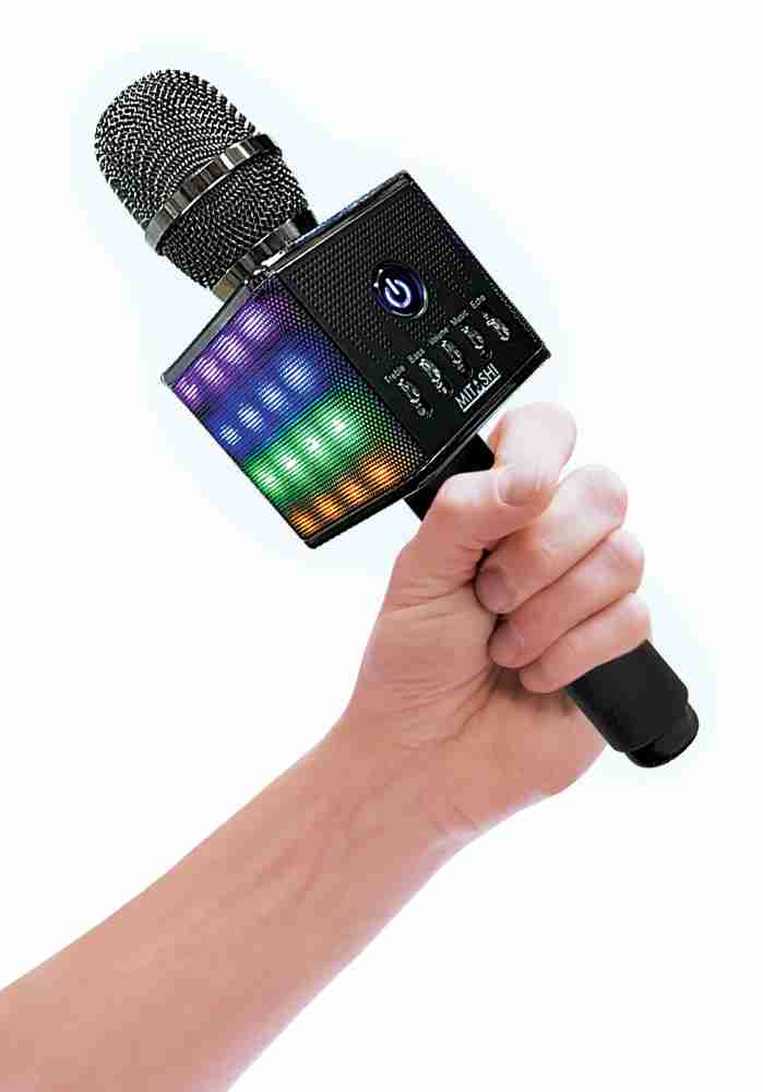 MITASHI Wireless Karaoke Mic with Inbuilt Speakers and Bluetooth