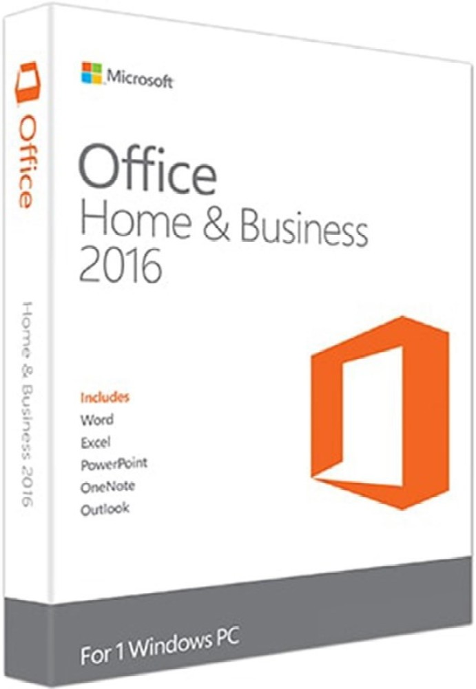 MICROSOFT MS Office Home and Business 2016 Price in India - Buy