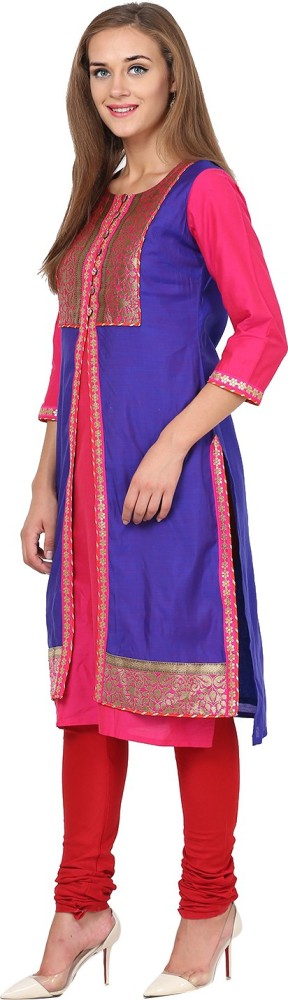 Rangmanch by Pantaloons Women Solid Flared Kurta - Buy Rangmanch by  Pantaloons Women Solid Flared Kurta Online at Best Prices in India