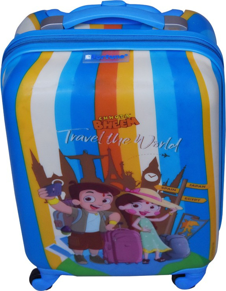 FORTUNE Chhota Bheem Travel the World 17Inch Kids Luggage Trolley