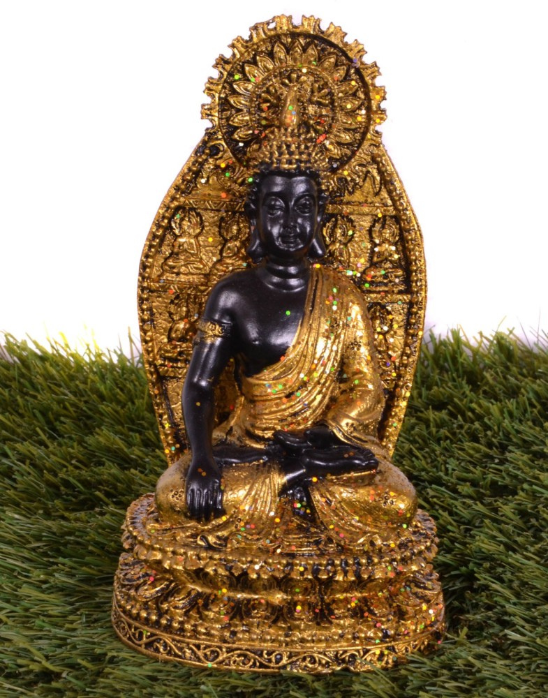 Pindia Meditating Golden Buddha Statue Polyresin Buddha idol Decorative  Showpiece - 17 cm Price in India - Buy Pindia Meditating Golden Buddha  Statue Polyresin Buddha idol Decorative Showpiece - 17 cm online at