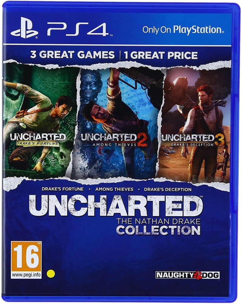 Uncharted Collection Ps4 Mídia Física Lacrado