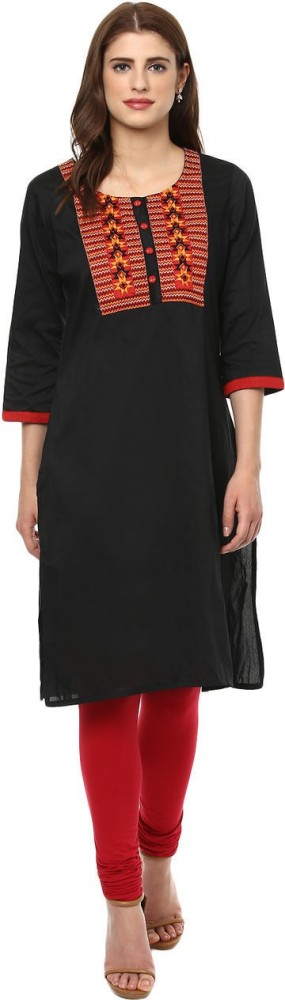 Rangmanch by Pantaloons Women Embroidered A-line Kurta - Buy