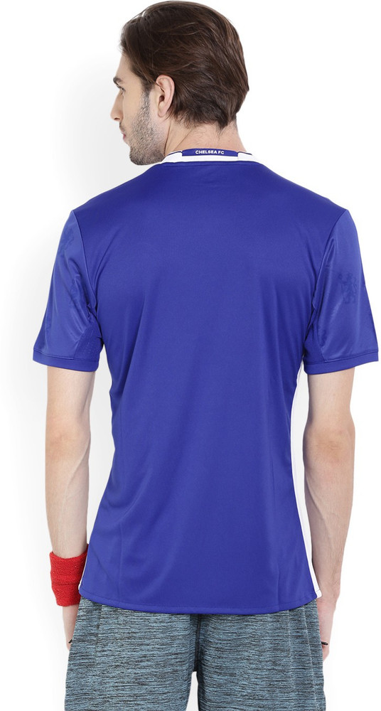 ADIDAS Chelsea Printed Men V Neck Blue T Shirt Buy CHEBLU WHITE ADIDAS Chelsea Printed Men V Neck Blue T Shirt Online at Best Prices in India Flipkart