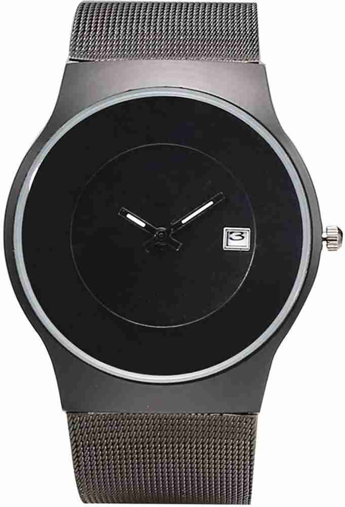 Keepkart Analog Watch For Men Women Buy Keepkart Analog Watch For Men Women Super SLIM Dial With Shineable Glass Black Sefar Chain Watch For Boys Girls Men