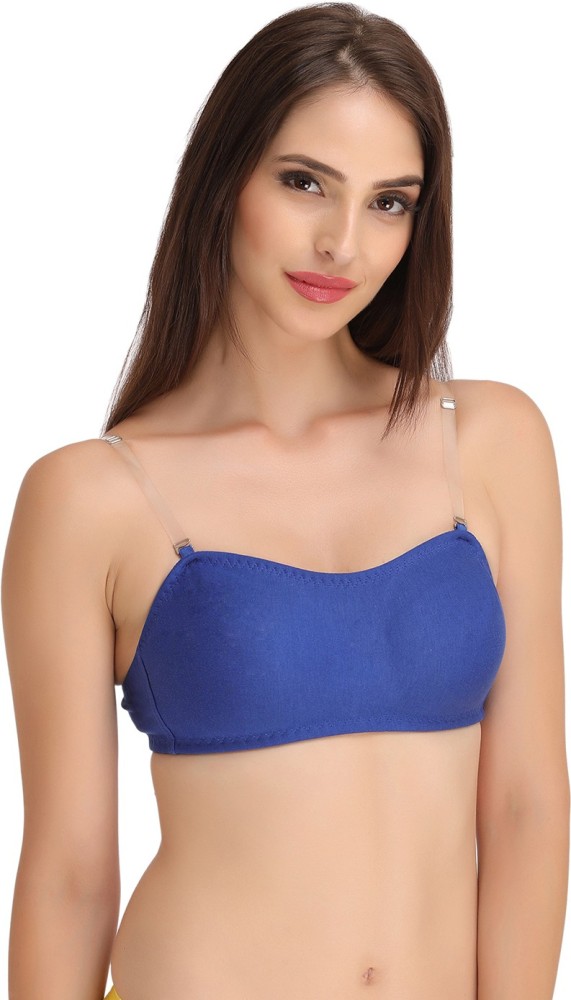 Clovia Strapless Tube Bra With Detachable Transparent Straps Women