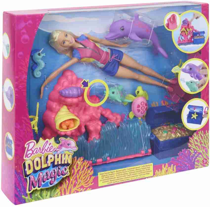 BARBIE Dolphin Magic Ocean Treasure Playset Dolphin Magic Ocean