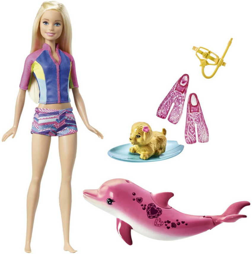 BARBIE Dolphin Magic Snorkel Fun Friends Dolphin Magic Snorkel