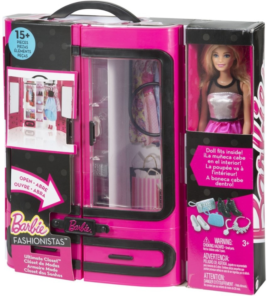 barbie wardrobe set