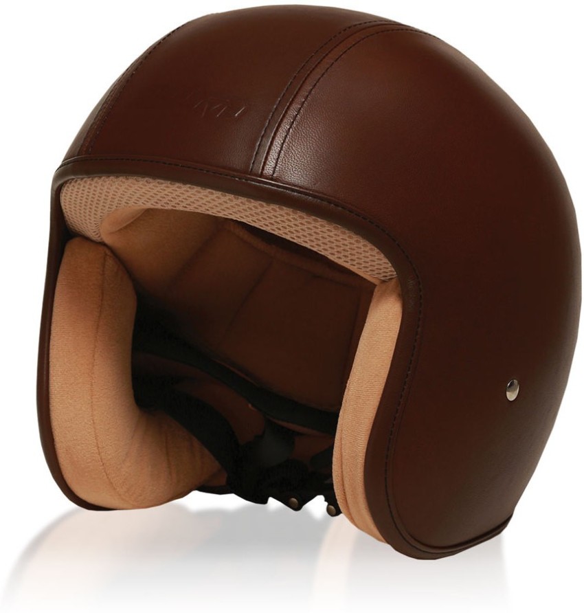 SHIELD DARK BROWN LEATHER - Dmd helmets