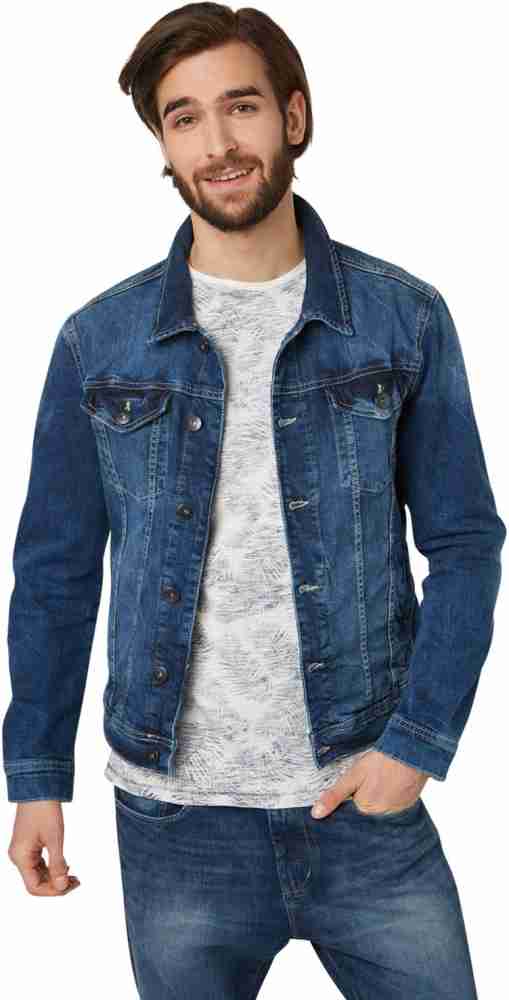 Tom Tailor Full Sleeve Solid Men Casual Denim Jacket - Buy Tom Tailor Full  Sleeve Solid Men Casual Denim Jacket Online at Best Prices in India