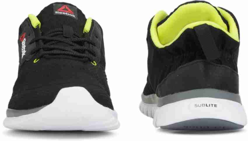 REEBOK SUBLITE AIM 2.0 Running Shoes For Men Buy BLK SOLAR GREEN WHT Color REEBOK SUBLITE AIM 2.0 Running Shoes For Men Online at Best Price Shop Online for Footwears in India