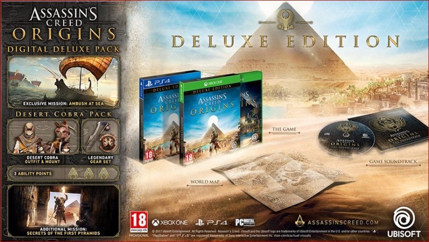  Assassin's Creed Origins Deluxe Edition - Xbox One