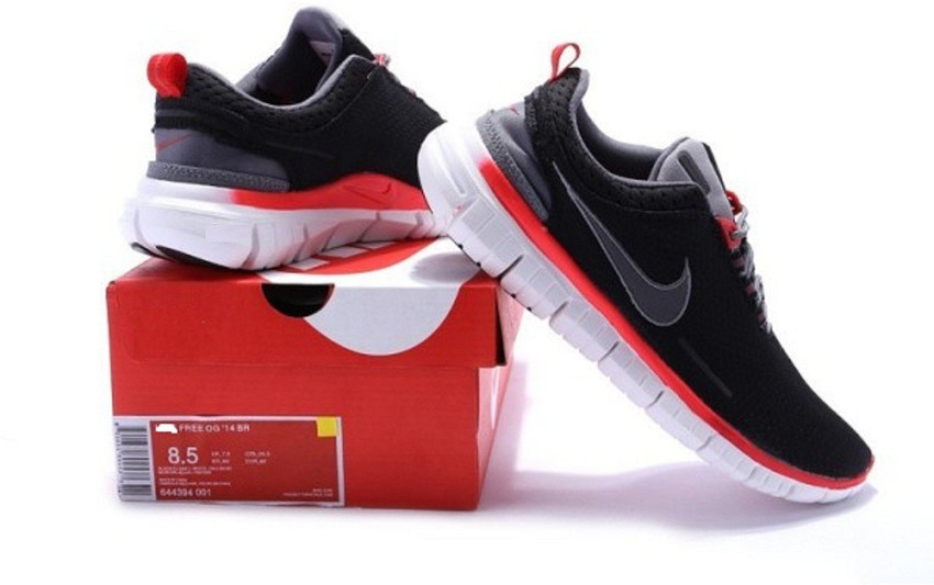 nike free og breeze black running shoes