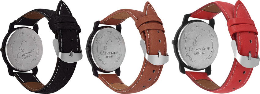 JACK KLEIN Analog Watch For Men Buy JACK KLEIN Analog Watch For Men Elegant 3 Different Color Strap Online at Best Prices in India Flipkart