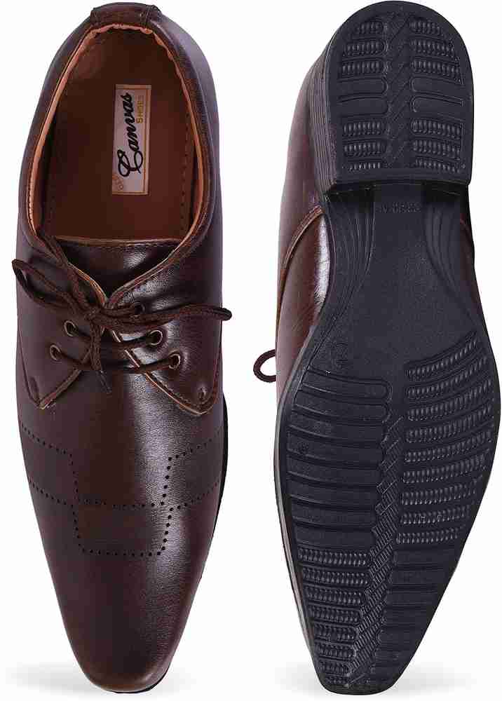 ROAD STAG Men s Formal Shoes Brown Lace Up For Men Buy Dark Brown Color ROAD STAG Men s Formal Shoes Brown Lace Up For Men Online at Best Price