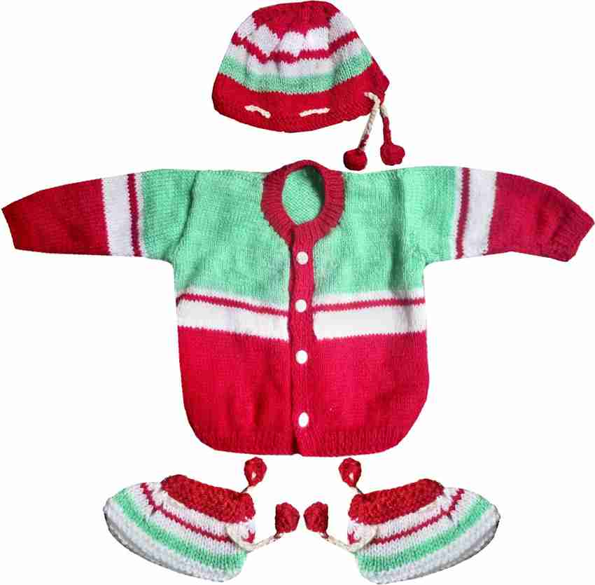 Dadima Ki Bunai Baby Boys Baby Girls Party Festive Sweater