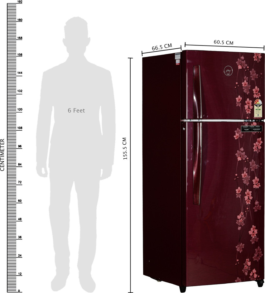 Godrej 261l double door clearance refrigerator