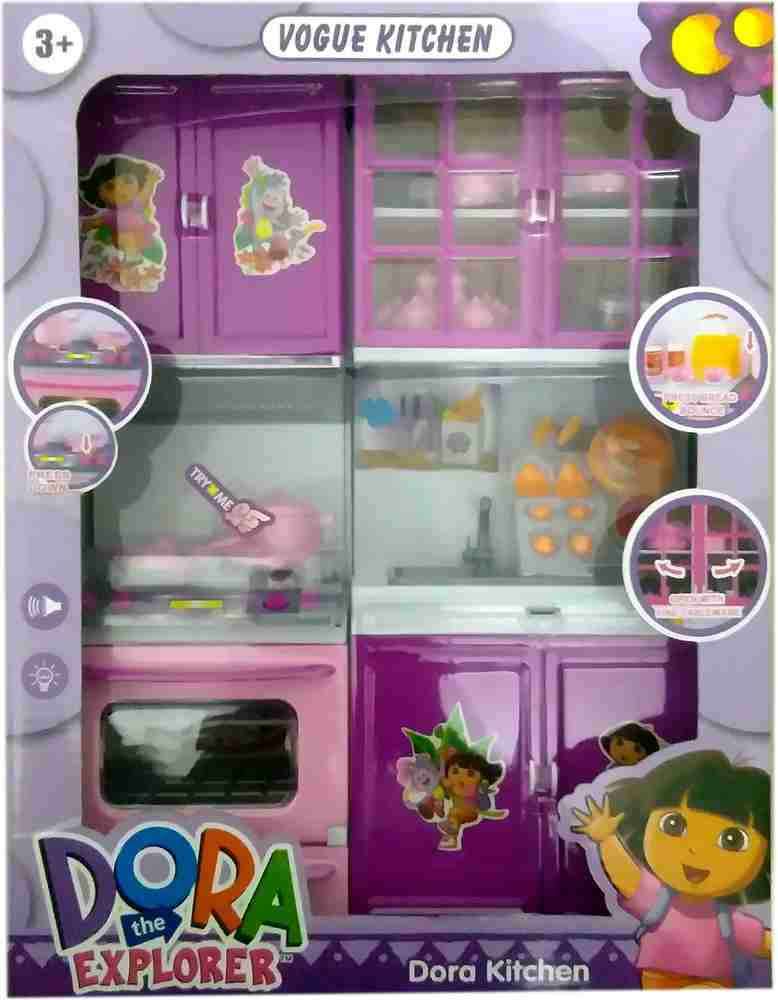 PRESENTSALE 2 pcs kitchen set dora for kids 2 pcs kitchen set
